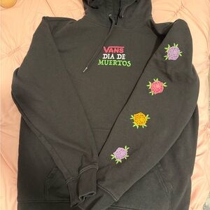 Vans Black Hoodie with Logo small unisex